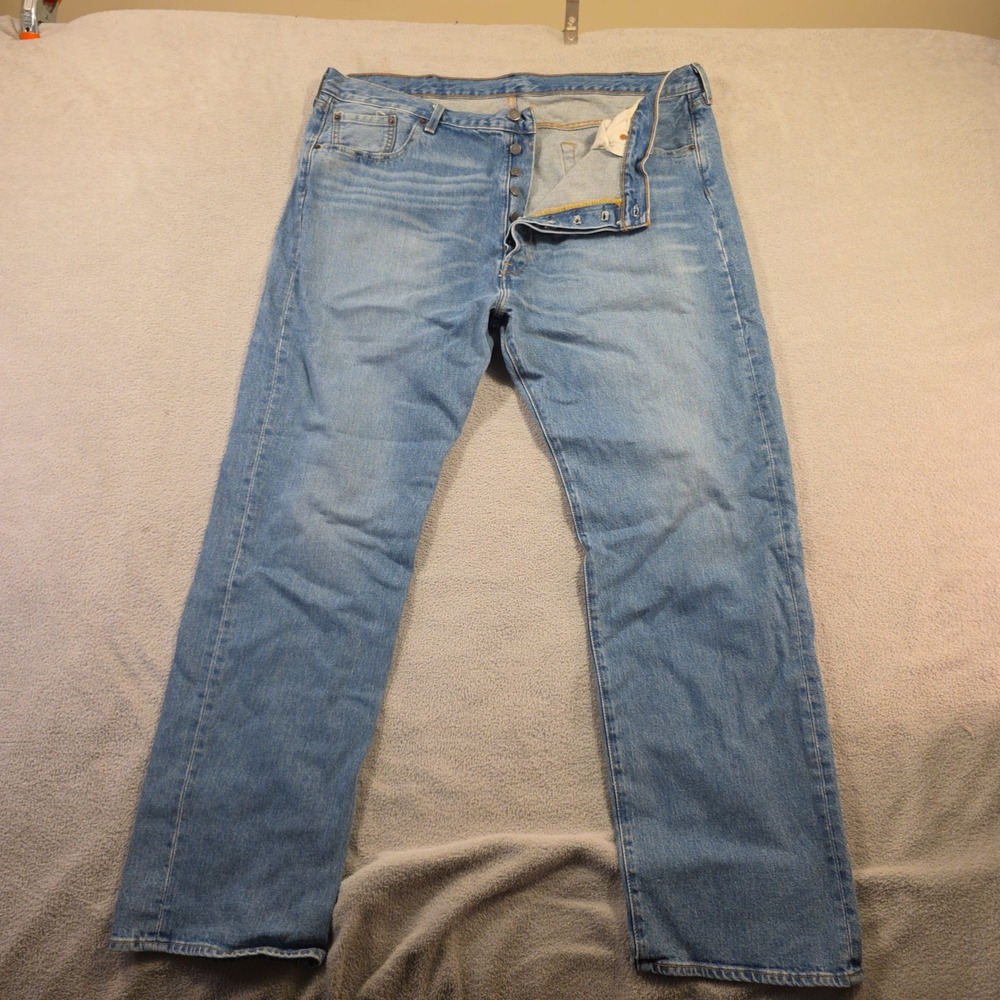 Levi's 501 XX Jeans Mens 42x32 Light Wash Original Fit Straight Leg Streetwear
